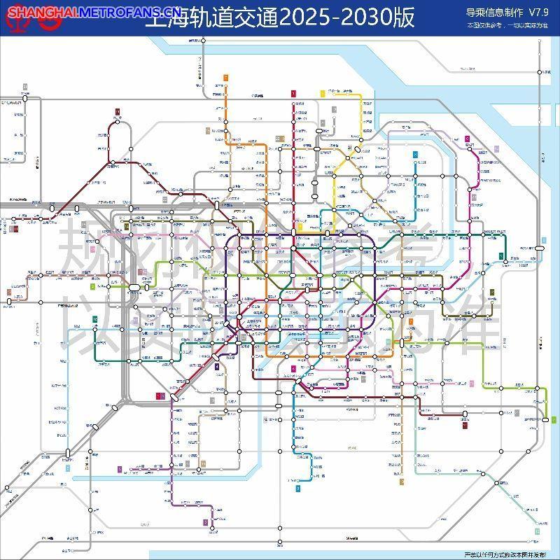 上海永未建成 2025年前规划再建7条地铁