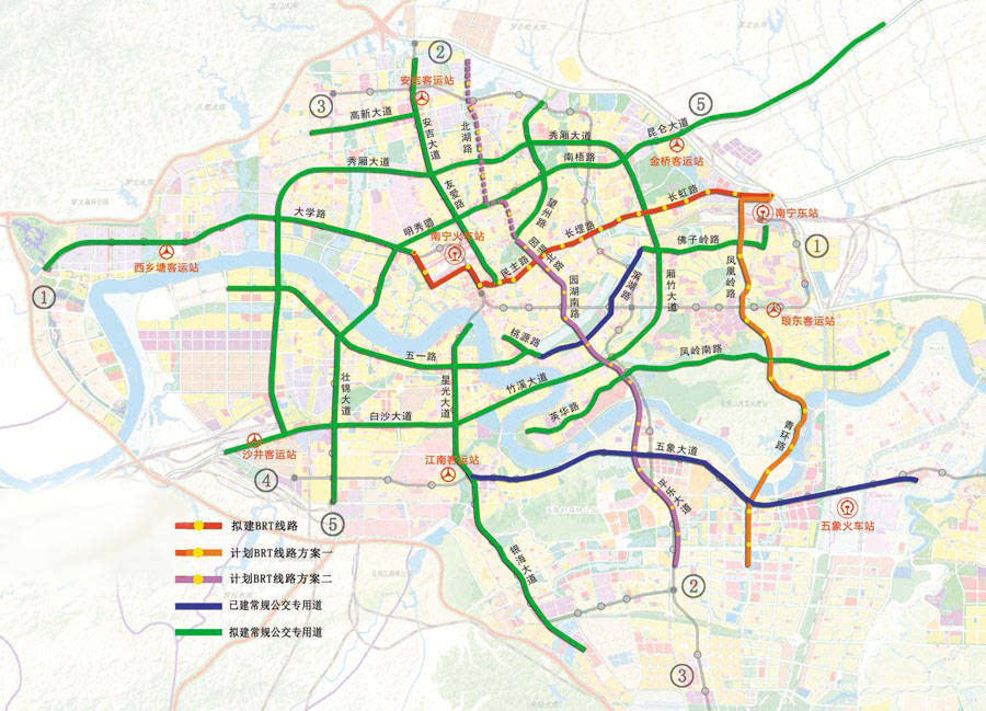 南宁规划3条brt线路 返回搜 责任编辑