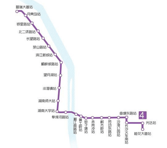 长沙地铁4号线首个区间贯通 5号线17个站全部开工