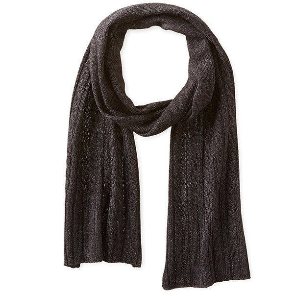 Haggar Cable Knit Scarf 男士 编织 围巾 海淘