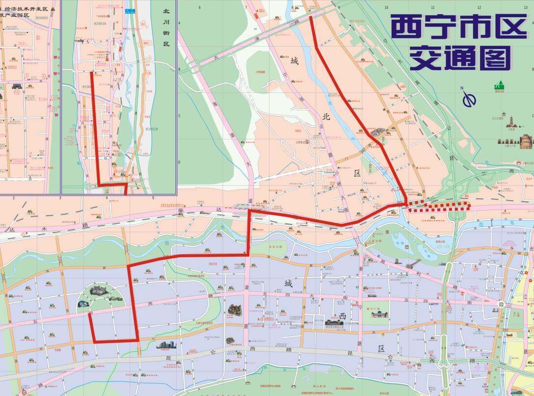 65路公交车明日起起将在西宁市试运行