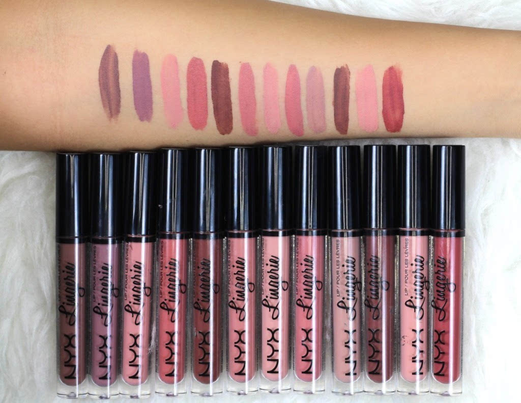 平价版MAC!NYX Lingerie Liquid Lipstick哑光丝