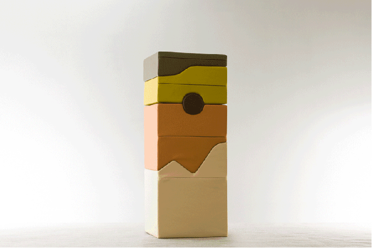 法国设计师 amaury poudary带来的模块化软垫组合 2050 就是借鉴了