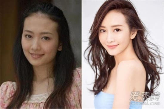 王鸥出道早期旧照曝光大方脸跟杨幂竟然有几分相似