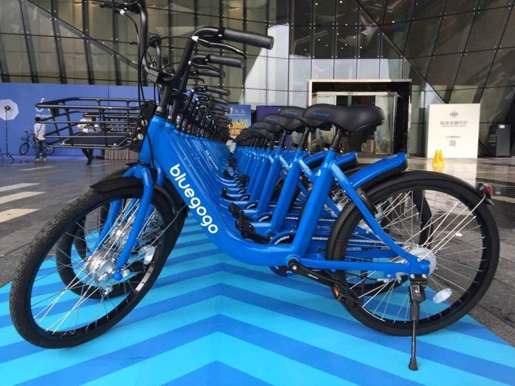 提倡公平竞争 小蓝单车在深圳举行新闻发布会