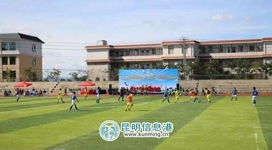 呈贡区举办第二届新区杯中小学足球赛