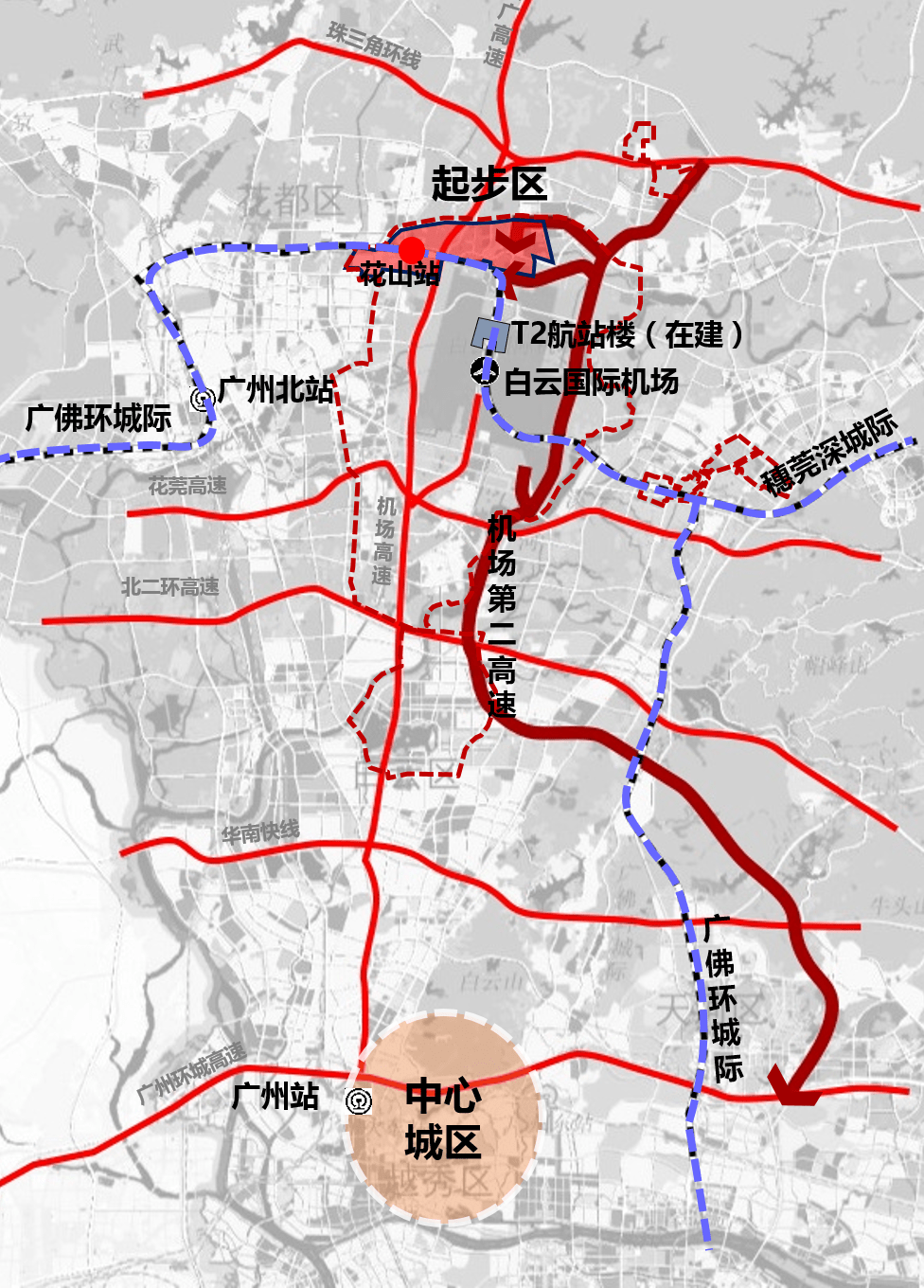 广州空港经济区起步区规划出炉规划7公里绿色公园带产业公寓只租不售