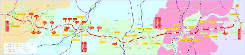 汕湛高速公路惠州至清远段全线开工建设