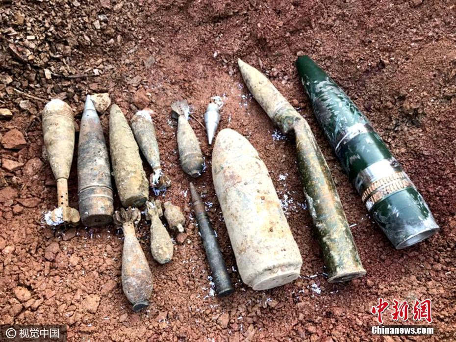 江苏警方销毁爆炸物 最大榴弹炮弹杀伤半径超200米