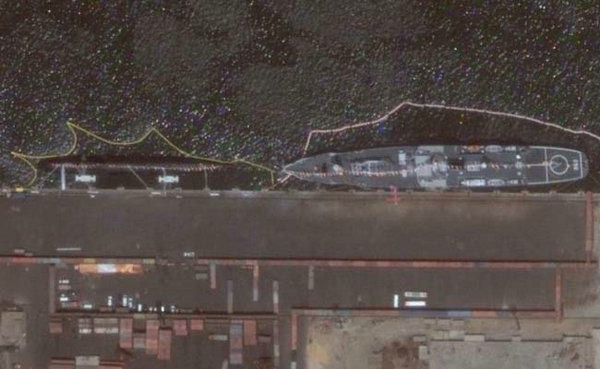 1月6日,印度新德里电视台网站刊发报道称有卫星照片显示中国093型核图片