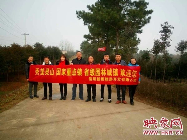 信阳新雨旅游走进罗山灵山镇 学习先进经验