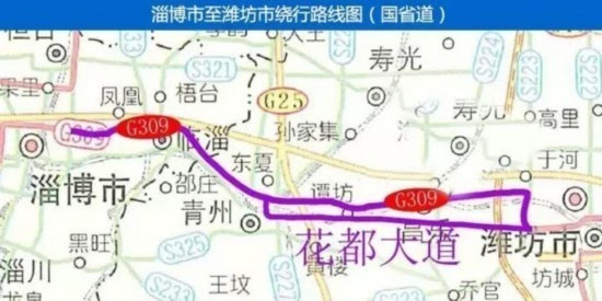 路线3:经济东高速(g2516)可去滨州,东营,转荣乌