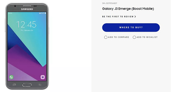 高通430卖1600元？三星GalaxyJ3Emerge可预订