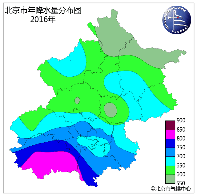 盘点2016年北京气候特征平均气温略偏高降水量偏多