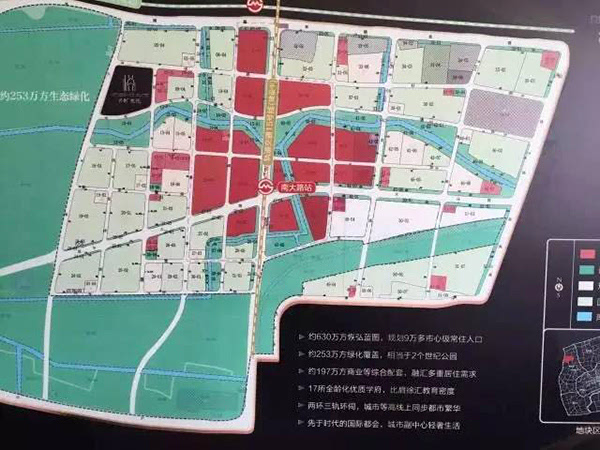 从上图还可以看到,从宝山顾村公园到闵行紫竹园区的15号线,途径大场