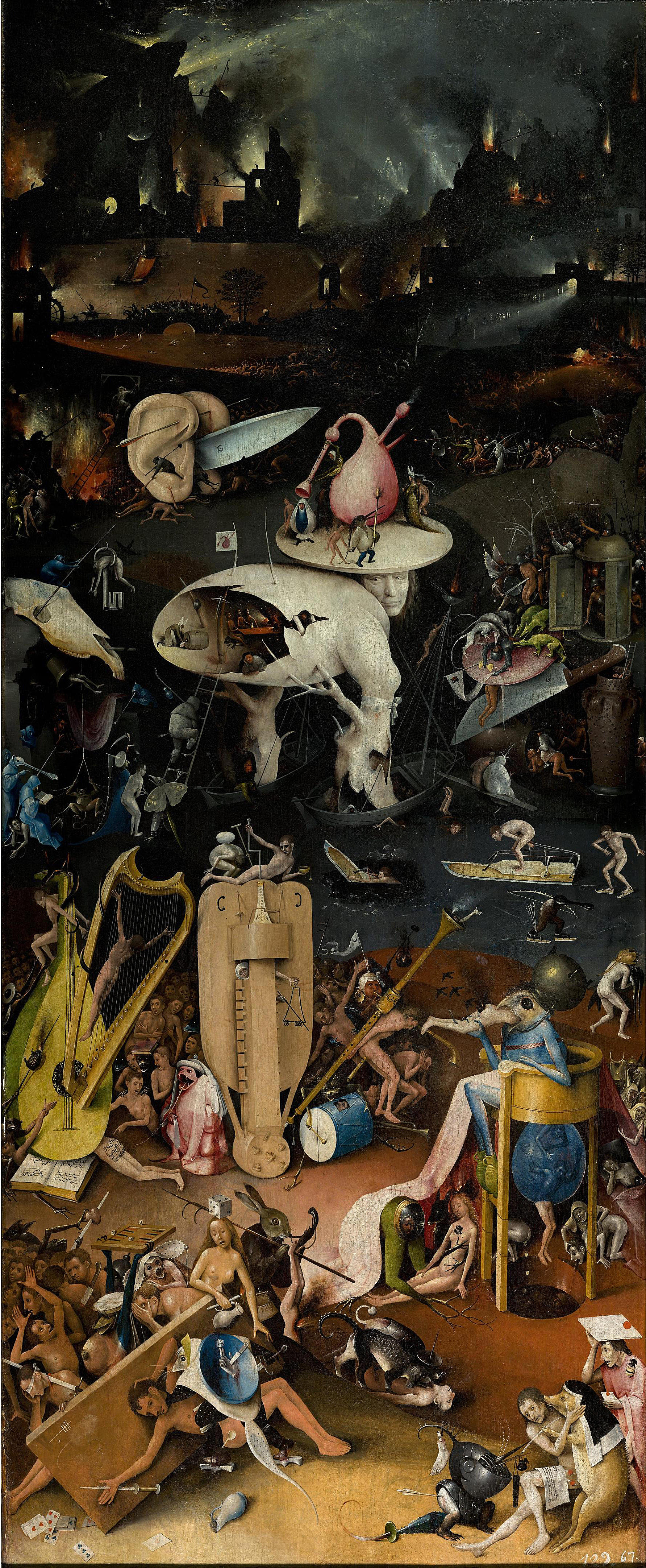 耶罗尼米斯·博斯hieronymus bosch 人间乐园(右幅)所以,假期已经