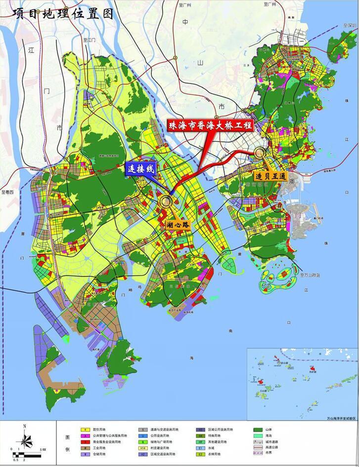 香海大桥今出批后公告 将破解珠海东西交通瓶颈