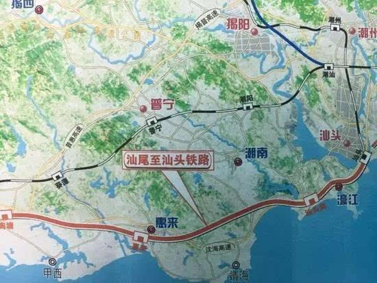 广汕高铁进入汕头火车站后,将与广梅汕铁路,梅汕高铁,疏港铁路,粤东