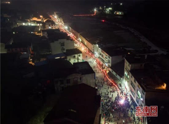 三明泰宁申报大世界基尼斯之最“中国最长的板桥龙灯”