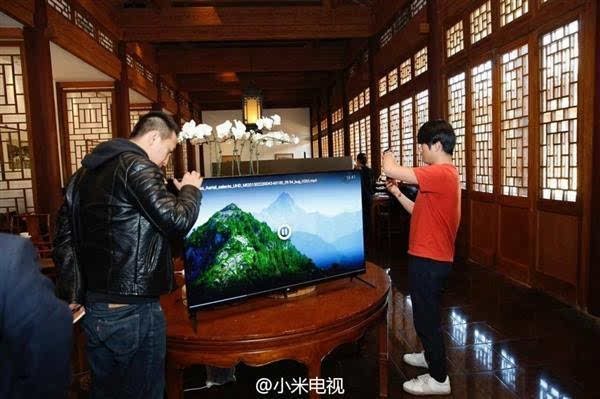 小米电视4国内首次亮相!4K/无边框/超薄