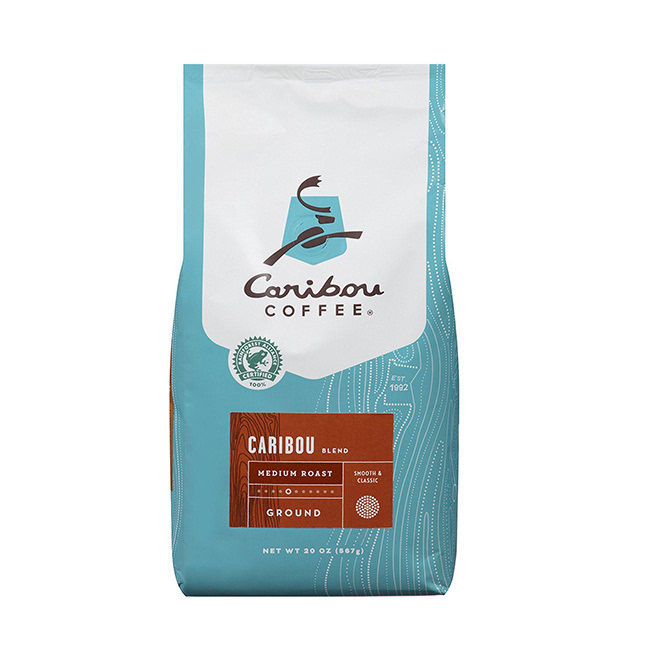caribou coffee bags ground coffee驯鹿咖啡中度烘焙