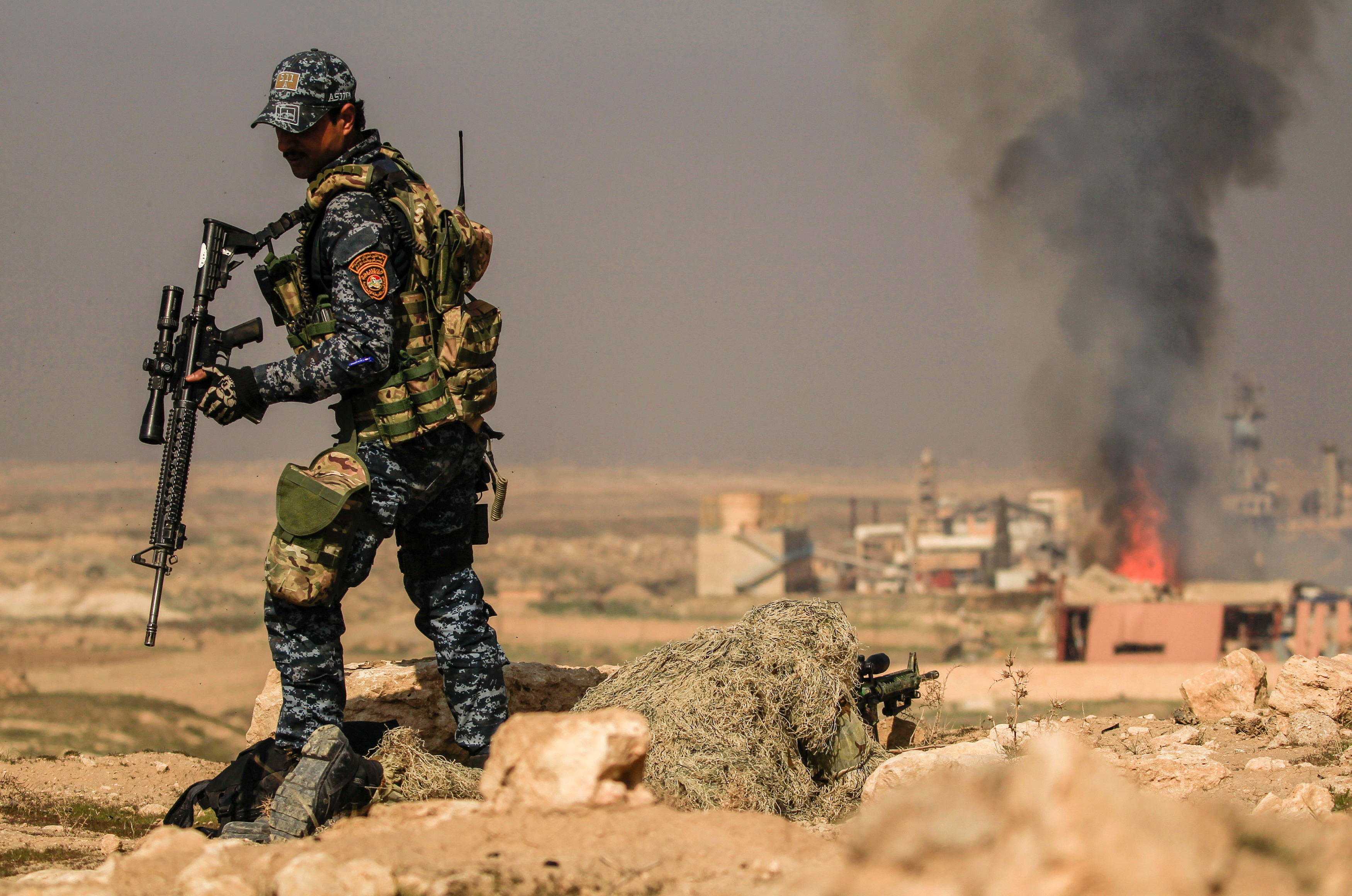 伊拉克政府军夺回摩苏尔机场