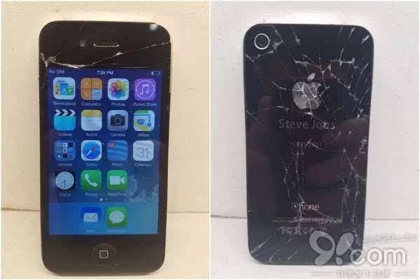 疯了？这台摔碎的iPhone4s竟标价103万