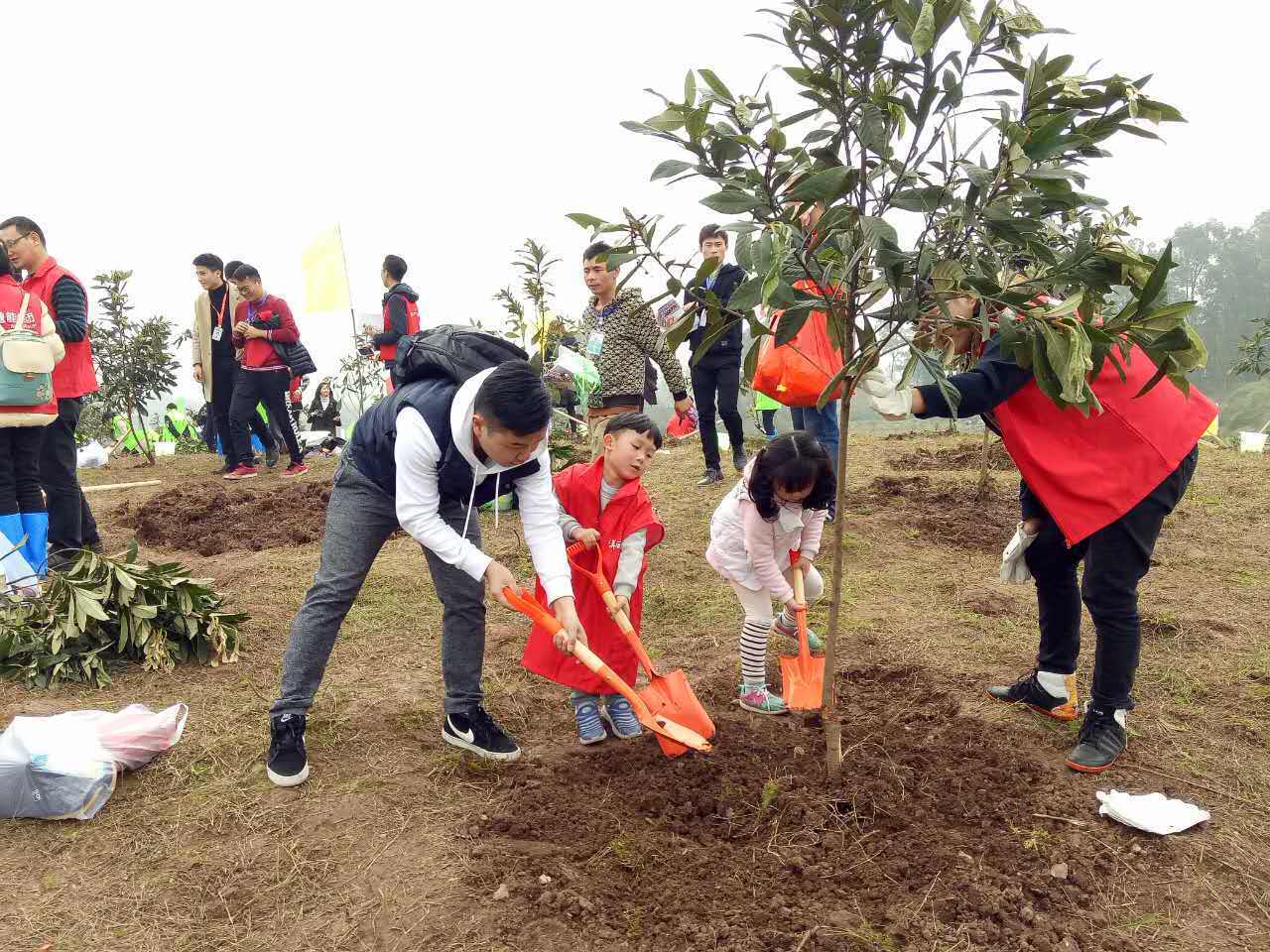 消息》》树绿色环保大旗 重庆鲁能植树节公益活动启幕