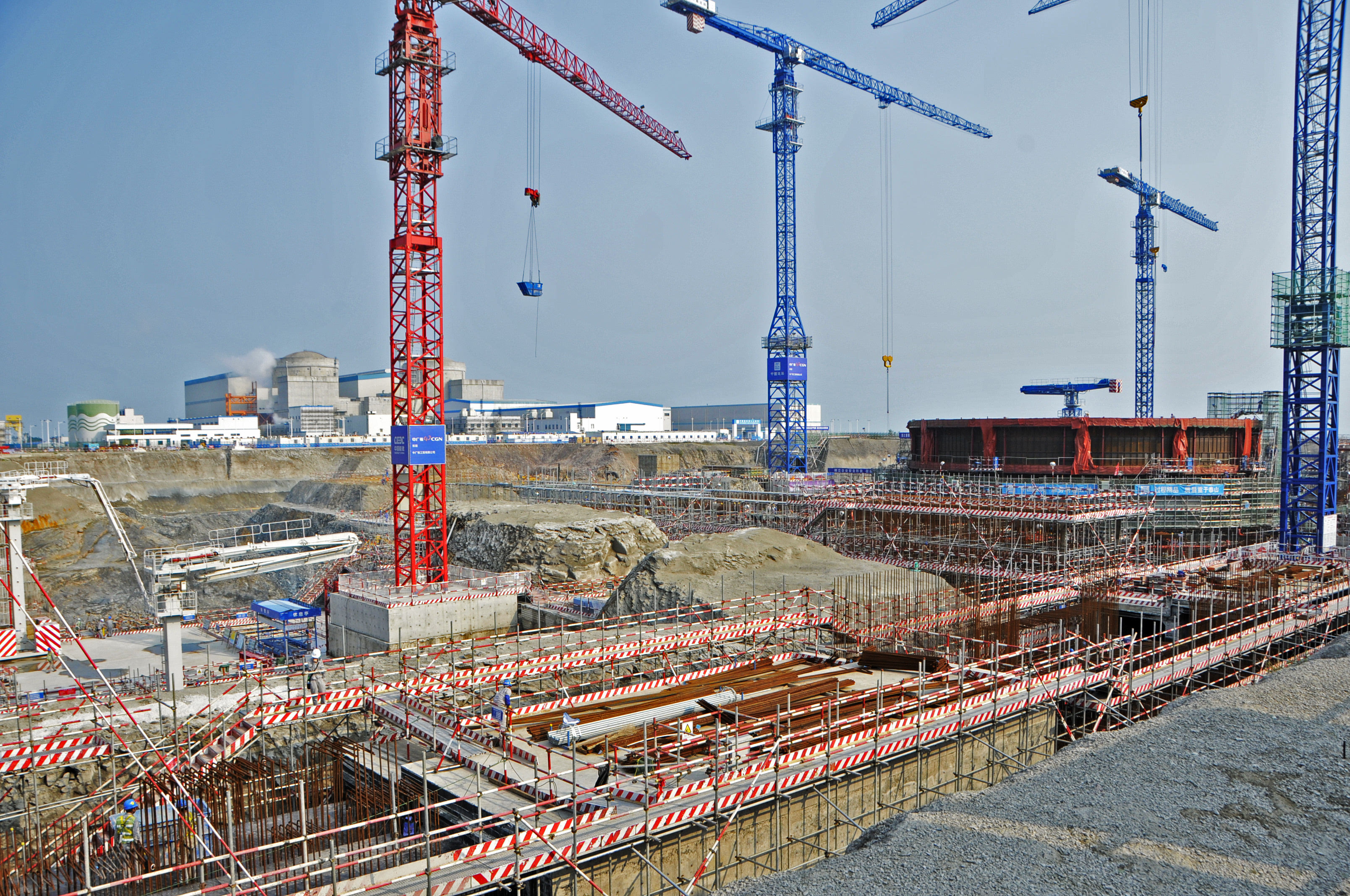 防城港核电二期工程新春掀起大干热潮