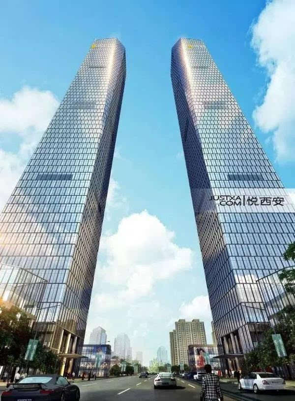 2017西安十大高楼排行 看看西安摩天大楼都在