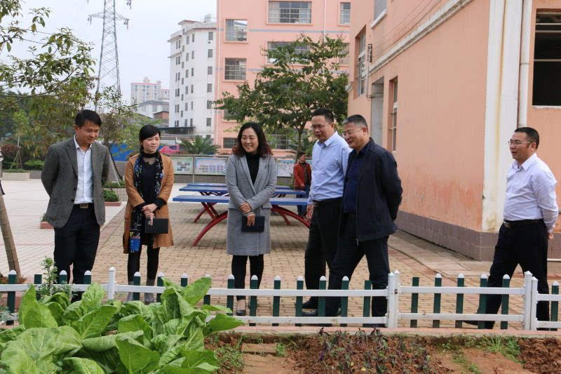 赣州市教育局领导莅临第五小学督导检查提升学校办学品质工作