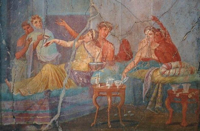 从庞贝壁画中看看古罗马人的日常