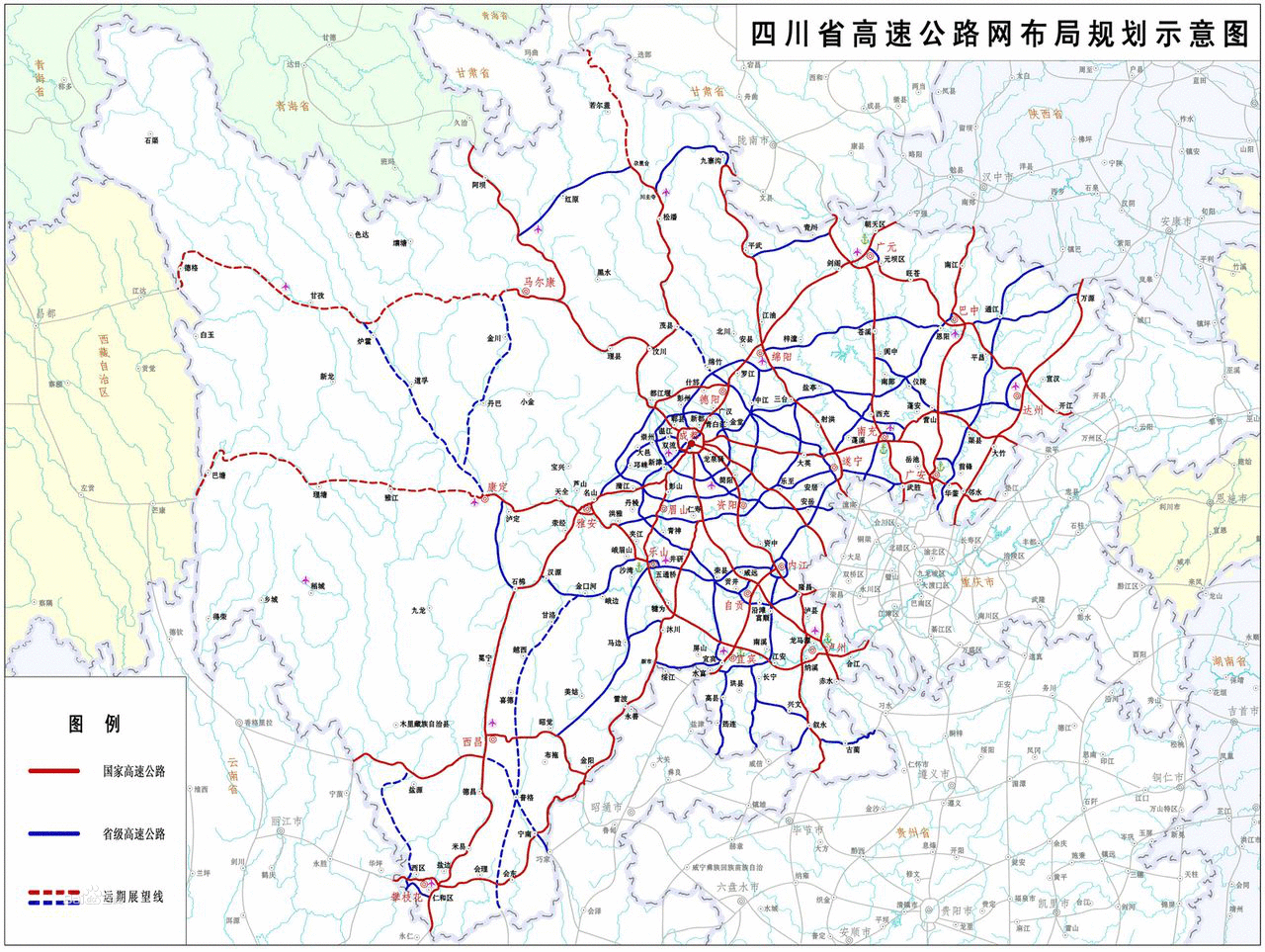 又有三条新高速!飙车直接跑拢九寨沟!