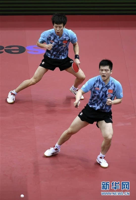 亚洲乒乓球锦标赛:樊振东/林高远男双夺冠