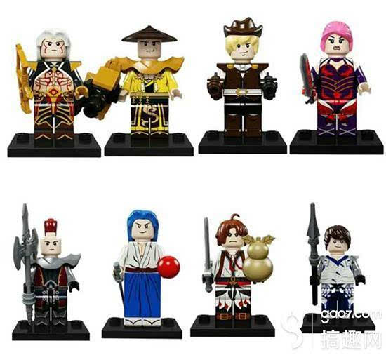 乐高版《王者荣耀》英雄 李白和貂蝉“美”到哭瞎