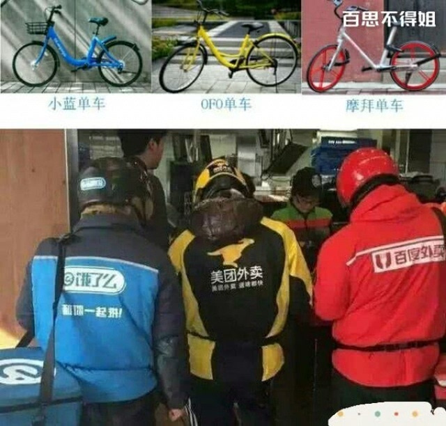 我发现一个惊天大秘密,小蓝车是饿了么投资的