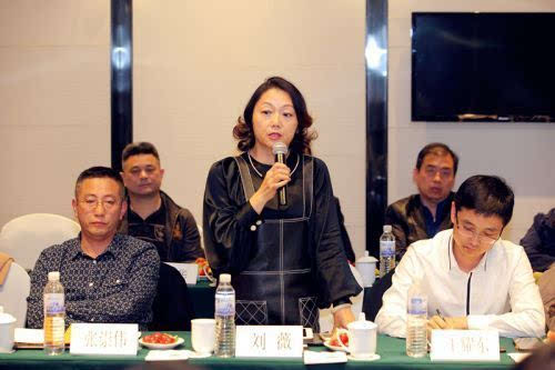 东方时尚中心产业顾问,金顶奖设计师刘薇女士发言