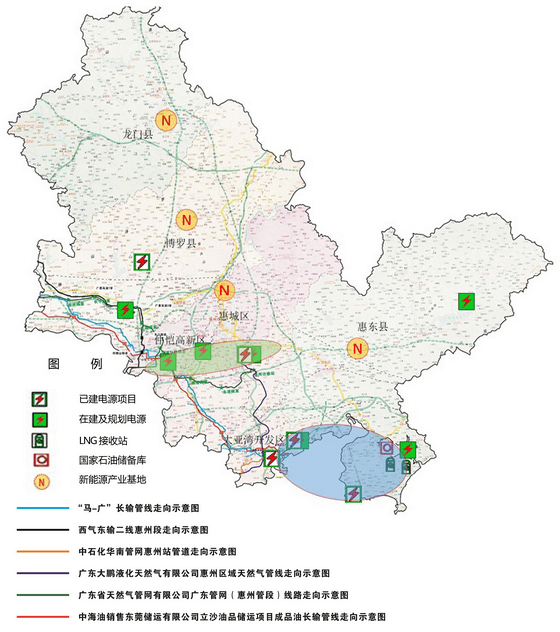 广东惠州能源发展"十三五"规划:电源装机达到1200万千瓦 有序发展气电