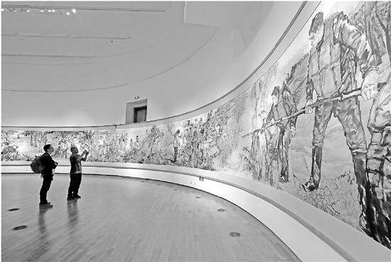 八十米国画长卷 百余幅河长肖像 这个展览太燃了