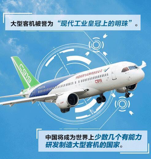国产大飞机c919首飞成功 顺利着陆浦东机场