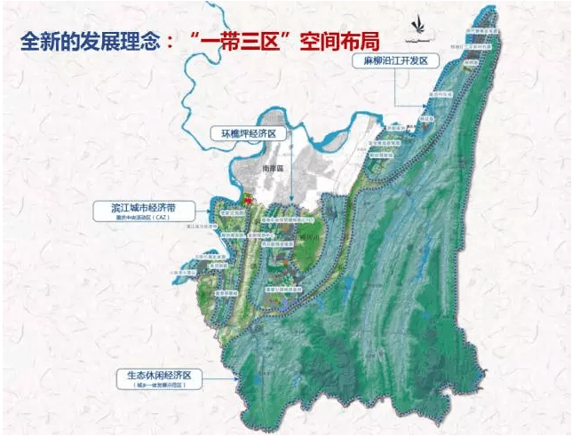 重庆华南城等企业项目扎堆发展,此外,龙洲湾隧道,白居寺长江大桥等图片