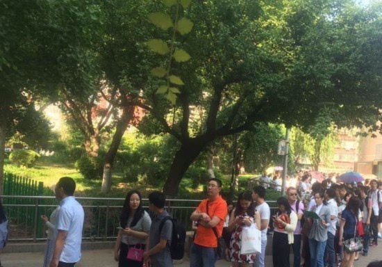 520恋人扎堆领证 民政局囍囍囍囍囍排长龙 (组图)