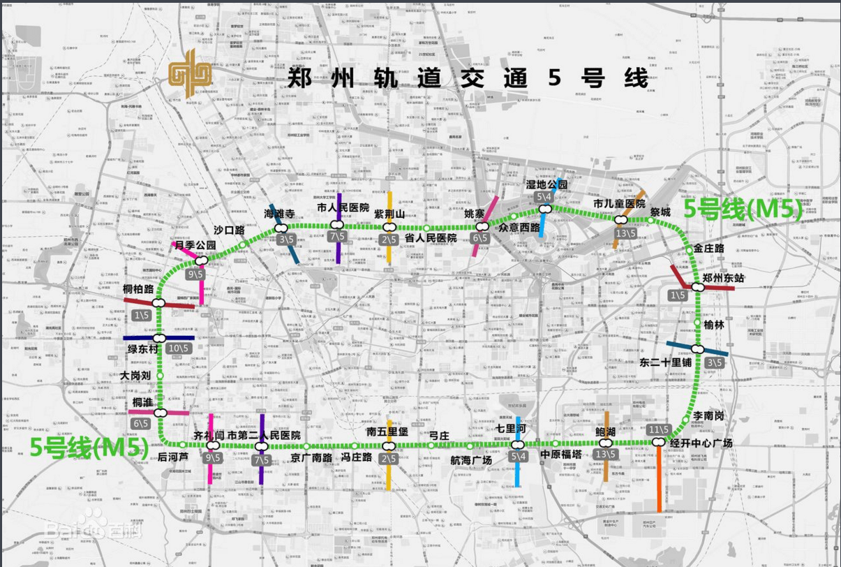 郑州地铁5号线最大的车站cbd站,今年5月底车站也将封顶.