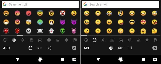 android o:新emoji表情
