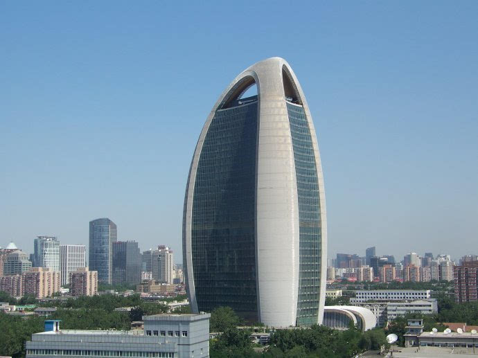人民日报社新媒体大厦.大厦坐落在北京市朝阳区金台西路2号院内.
