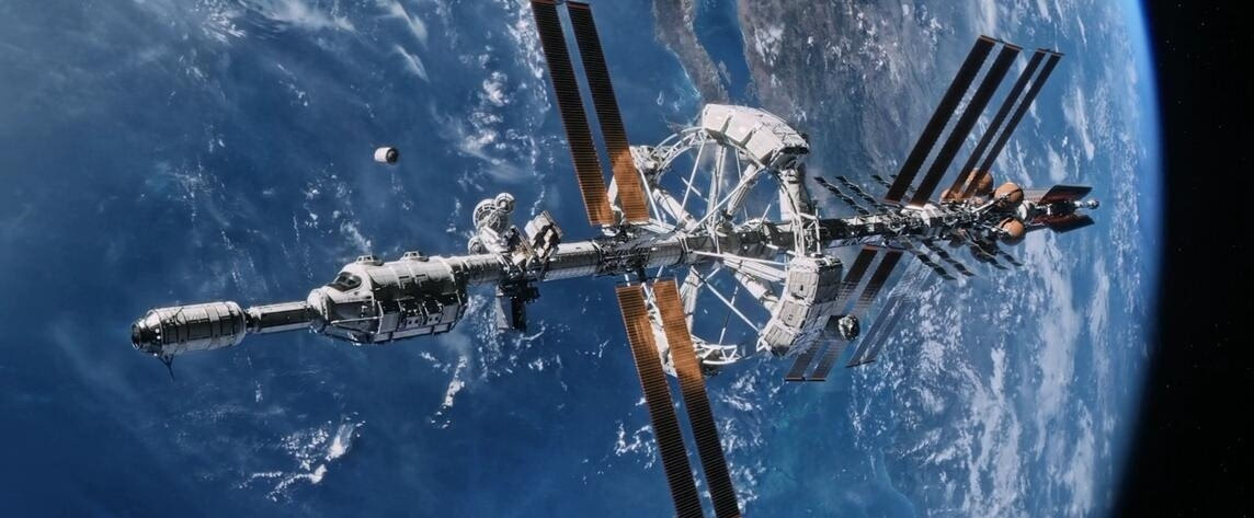 《火星救援》中的空间站《火星救援》中的空间站中间核心部分是环形