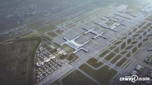 西安咸阳国际机场东航站楼(t5航站楼)规划设计图.