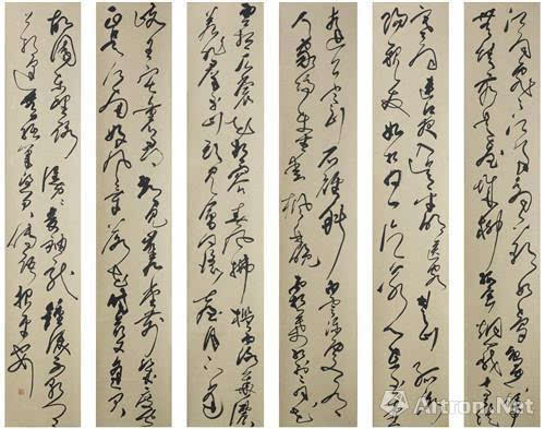 孙强·《唐诗六首》·纸质·180×180cm·导师:胡长春