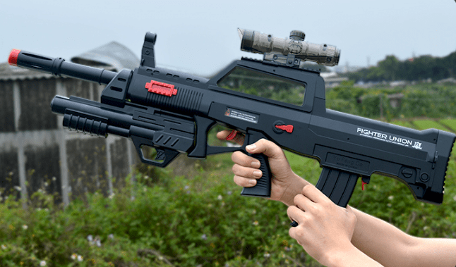 电动连发水弹枪 95式突击步枪 63元包邮