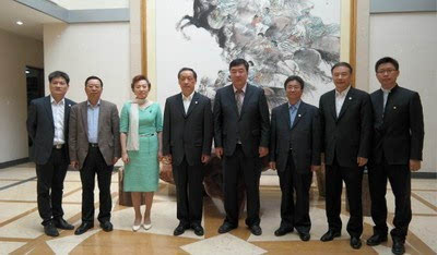 驻蒙古大使邢海明会见国家旅游局局长李金早一行